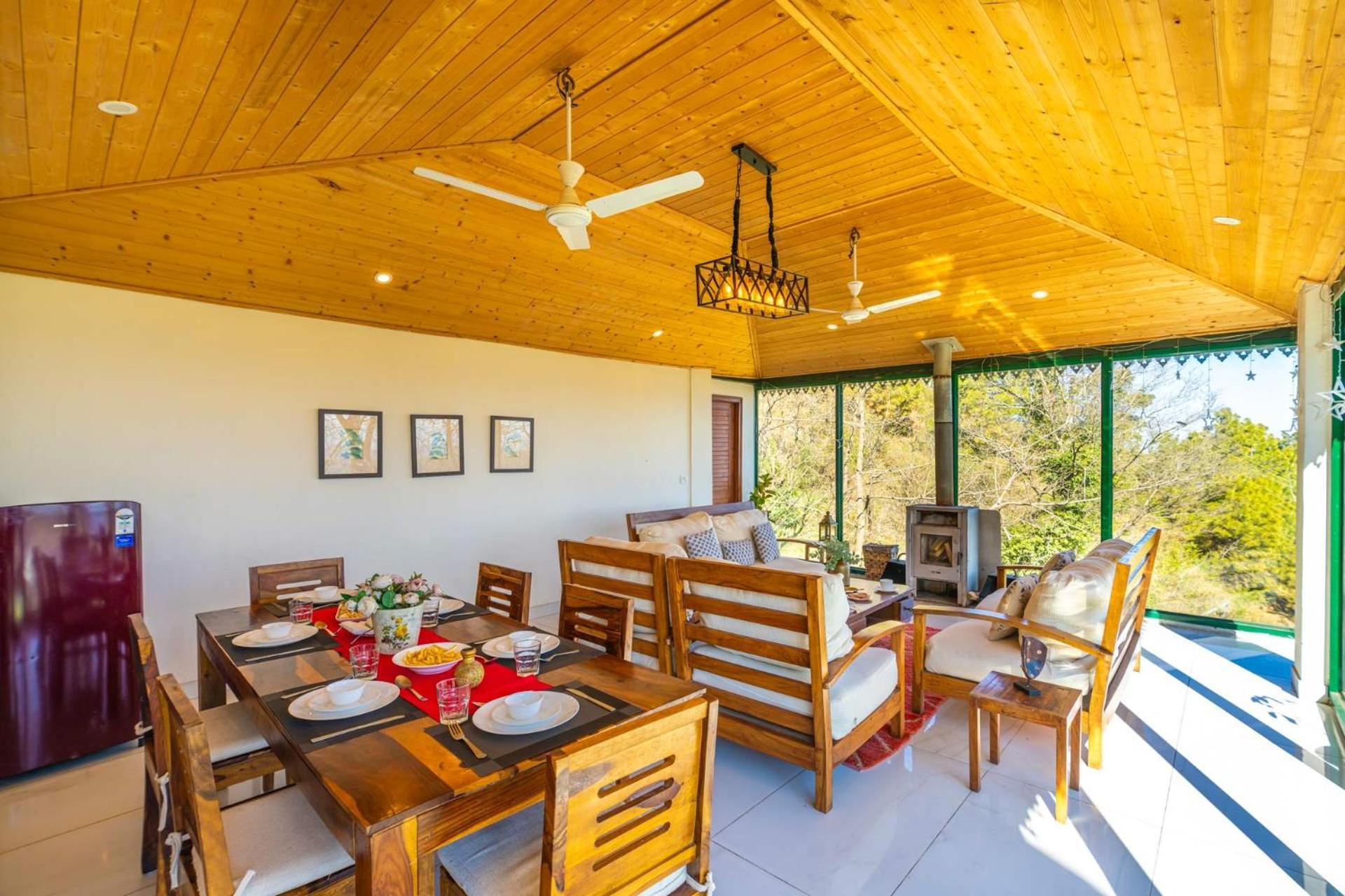 Stayvista At Padam Hill- Pet Friendly Villa With Garden กัสซอลี ภายนอก รูปภาพ